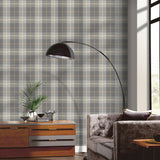 Hector Grey by Arthouse Plaid Wallpaper – Brewster Home Fashions AH299000