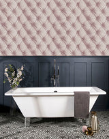 Ella Blush by Arthouse Tufted Wallpaper – Brewster Home Fashions AH618103
