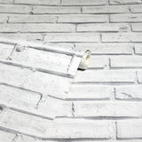Abner Dove by Arthouse Brick Wallpaper – Brewster AH623004