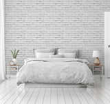 Abner Dove by Arthouse Brick Wallpaper – Brewster AH623004