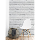 Abner Dove by Arthouse Brick Wallpaper – Brewster AH623004