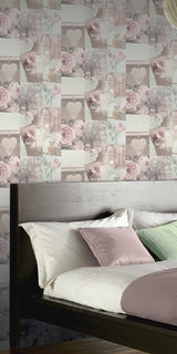 Irene Blush by Arthouse Charlotte College Wallpaper – Brewster Home Fashions AH665201