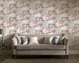 Irene Blush by Arthouse Charlotte College Wallpaper – Brewster Home Fashions AH665201