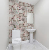 Irene Blush by Arthouse Charlotte College Wallpaper – Brewster Home Fashions AH665201