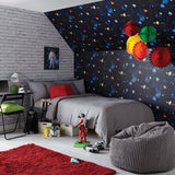 Albert Black by Arthouse Cosmos Wallpaper – Brewster Home Fashions AH668100
