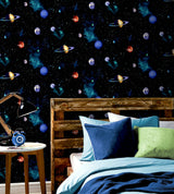 Albert Black by Arthouse Cosmos Wallpaper – Brewster Home Fashions AH668100