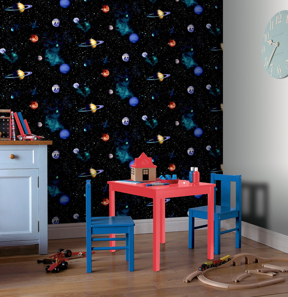 Albert Black by Arthouse Cosmos Wallpaper – Brewster Home Fashions AH668100