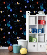 Albert Black by Arthouse Cosmos Wallpaper – Brewster Home Fashions AH668100