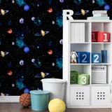 Albert Black by Arthouse Cosmos Wallpaper – Brewster Home Fashions AH668100