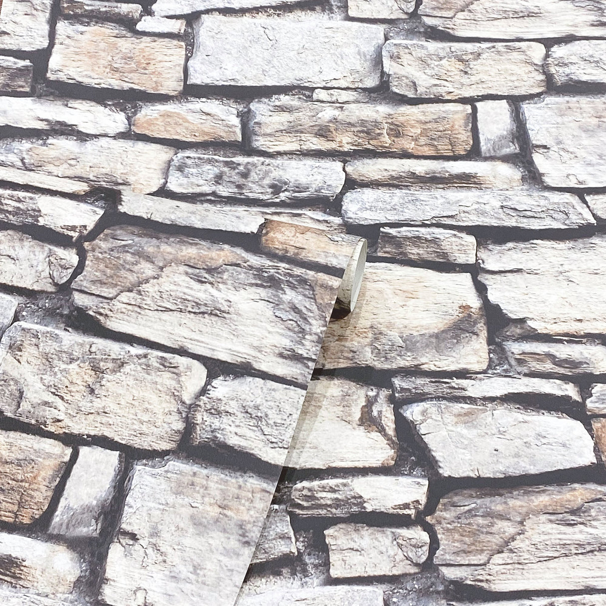 Norman Neutral by Arthouse Stone Wallpaper – Brewster Home Fashions AH668901