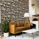 Norman Neutral by Arthouse Stone Wallpaper – Brewster Home Fashions AH668901