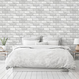Truman Dove by Arthouse Brick Wallpaper – Brewster Home Fashions AH669401
