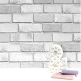 Truman Dove by Arthouse Brick Wallpaper – Brewster Home Fashions AH669401