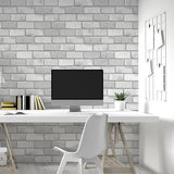 Truman Dove by Arthouse Brick Wallpaper – Brewster Home Fashions AH669401