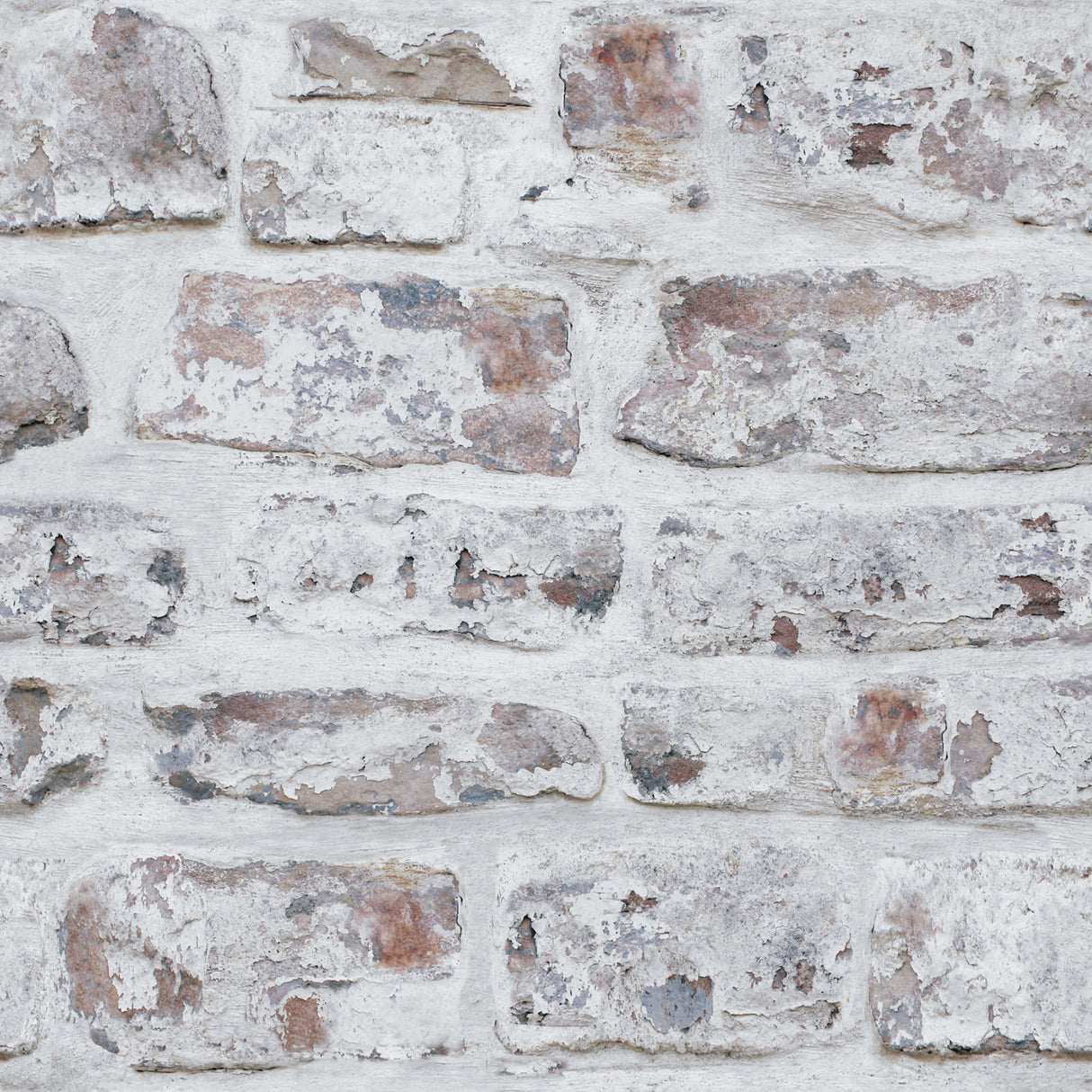 Domenic White Whitewashed Brick Wallpaper by Arthouse