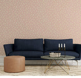 Priscella Blush by Arthouse Metallic Polka Dot Wallpaper – Brewster Home Fashions AH685000