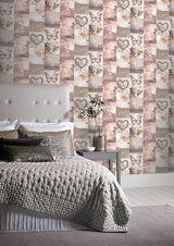 Ryo Blush by Arthouse Inspirational Wallpaper – Brewster Home Fashions AH691107