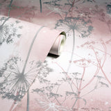 Lena Pink by Arthouse Floral Wallpaper – Brewster Home Fashions AH692305