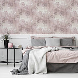 Lena Pink by Arthouse Floral Wallpaper – Brewster Home Fashions AH692305