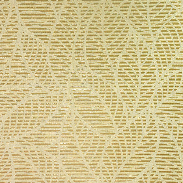 Mavis Mustard Leaf Wallpaper room scene