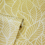 Mavis Mustard by Arthouse Leaf Wallpaper- Brewster Home Fashions AH692506