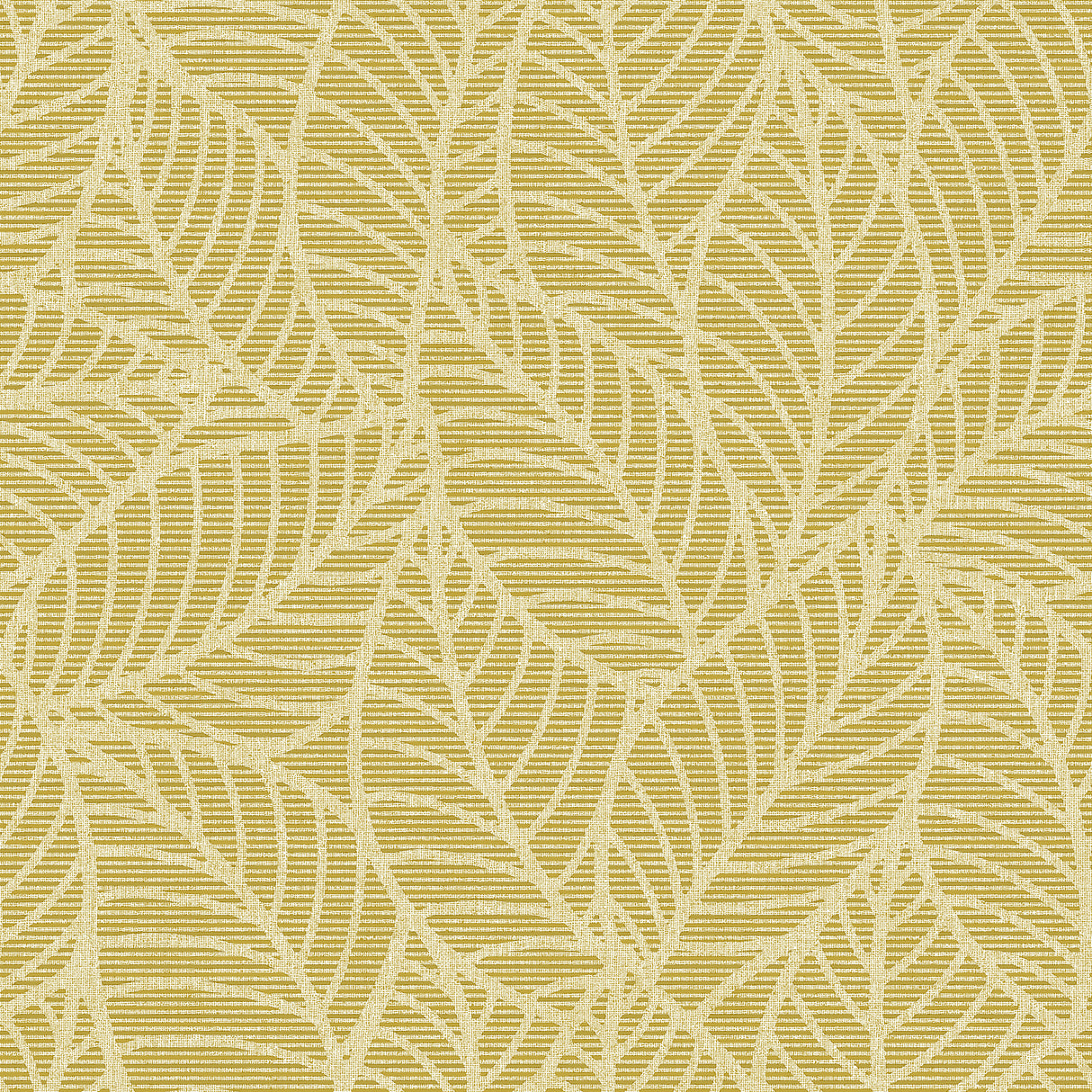 Mavis Mustard by Arthouse Leaf Wallpaper- Brewster Home Fashions AH692506