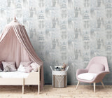 Chou Light Grey by Arthouse Inspirational Wallpaper – Brewster Home Fashions AH692800