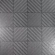Randall Dark Grey Geometric Wallpaper – Arthouse AH692809 by Brewster