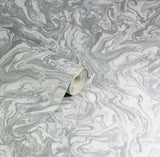 Osgood Grey by Arthouse Marbled Wallpaper – Brewster Home Fashions AH693901