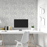 Osgood Grey by Arthouse Marbled Wallpaper – Brewster Home Fashions AH693901