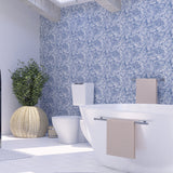 Osgood Navy by Arthouse Marbled Wallpaper – Brewster Home Fashions AH693902