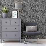 Osgood Charcoal by Arthouse Marbled Wallpaper- Brewster AH693903