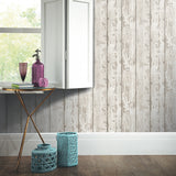 Ambrose Cream by Arthouse Wood Plank Wallpaper – Brewster Home Fashions AH694700