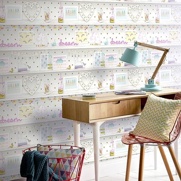 Bonnie Multicolor by Arthouse Memento Wallpaper – Brewster Home Fashions AH696004