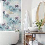 Lucille Light Blue by Arthouse Spring Meadow Wallpaper – Brewster Home Fashions AH697400