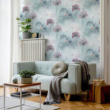 Lucille Light Blue by Arthouse Spring Meadow Wallpaper – Brewster Home Fashions AH697400