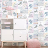 Amalthea Pastel by Arthouse Unicorn Wallpaper – Brewster AH698300