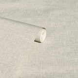 Paulette Neutral by Arthouse Linen Texture Wallpaper – Brewster Home Fashions AH901704