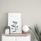 Paulette Neutral by Arthouse Linen Texture Wallpaper – Brewster Home Fashions AH901704