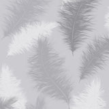 Sussurro Grey Feathers Wallpaper Roll AH901705 by Arthouse
