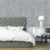 Lloyd Pewter by Arthouse Stone Texture Wallpaper – Brewster Home Fashions AH902109