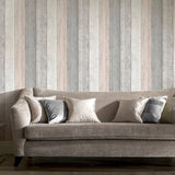 Forrest Blush by Arthouse Wood Plank Wallpaper- Brewster Home Fashions AH902809