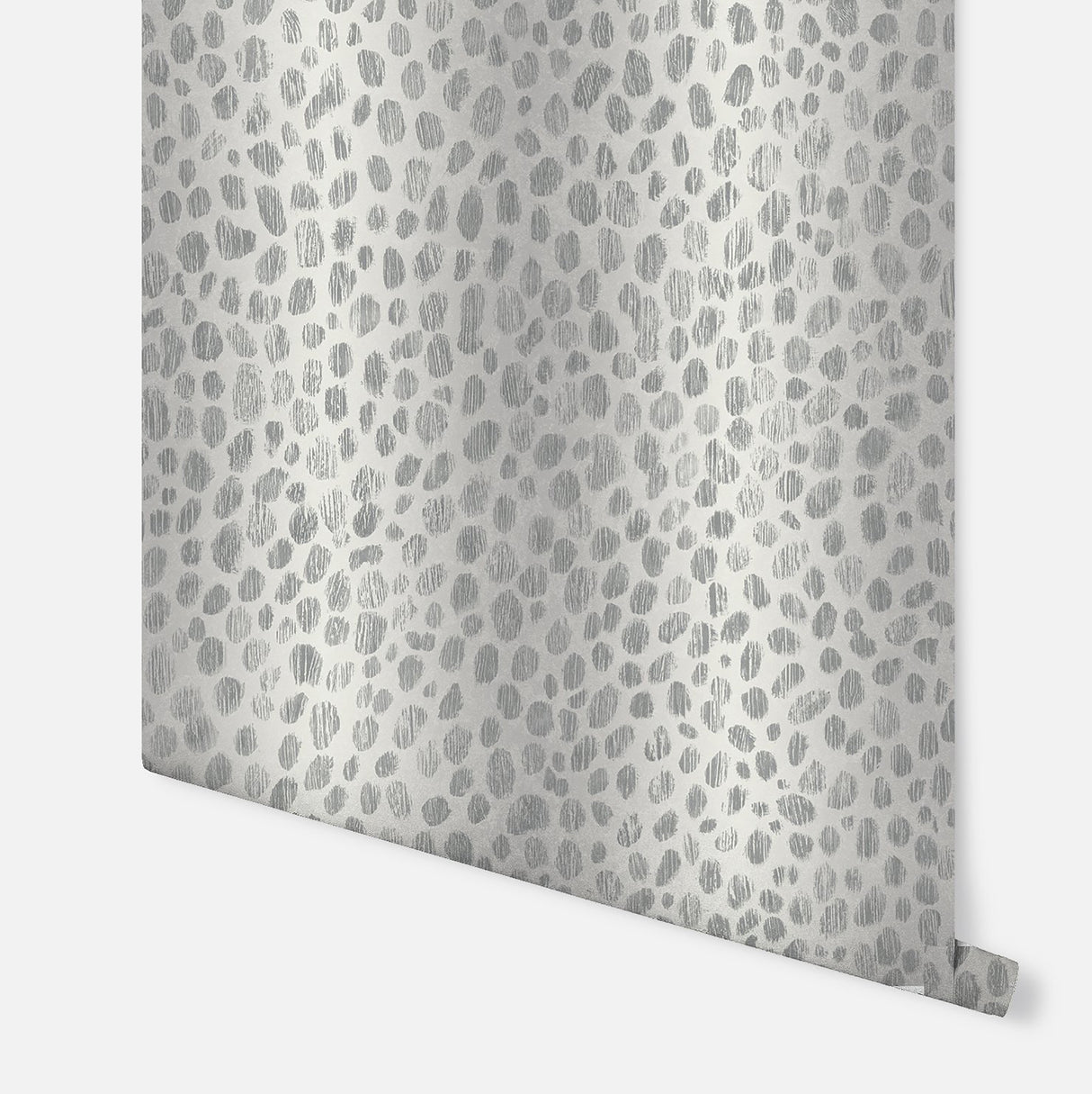 Dora Leopard Stripe Sterling by Arthouse Animal Print Wallpaper – Brewster AH903101