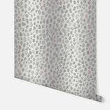 Dora Leopard Stripe Sterling by Arthouse Animal Print Wallpaper – Brewster AH903101