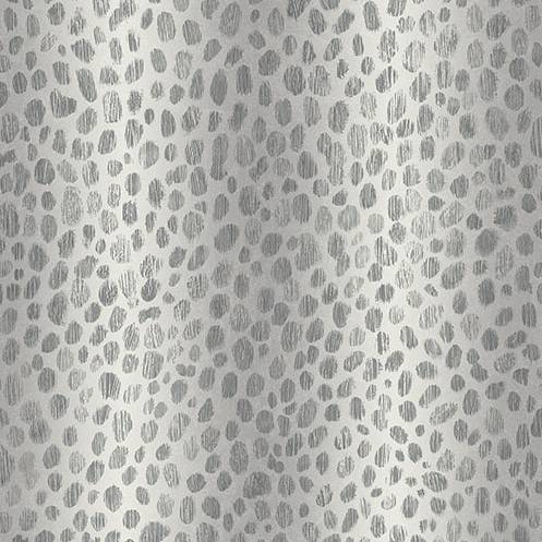 Dora Sterling Leopard Stripe Wallpaper by Arthouse in grey with metallic accents – Brewster AH903101