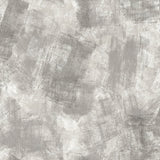 Barney Grey Brushed Strokes blown vinyl wallpaper in layered grey abstract brushstroke texture.