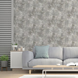 Barney Grey by Arthouse Brushed Strokes Wallpaper – Brewster Home Fashions AH904405