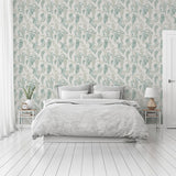 Manami Green Wisteria by Arthouse Botanical Wallpaper – Brewster Home Fashions AH907005