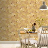 Asuka Yellow by Arthouse Sparrow Forest Wallpaper – Brewster AH908002