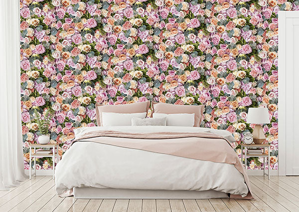 Deirdre Pink by Arthouse Floral Wallpaper- Brewster Home Fashions AH908006